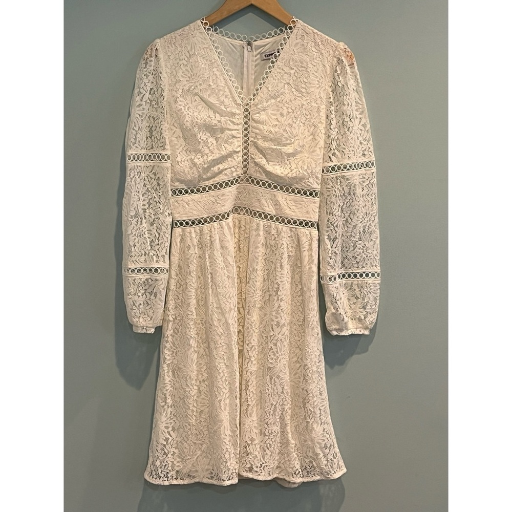 Express White Lace with Cutouts Sample Dress S